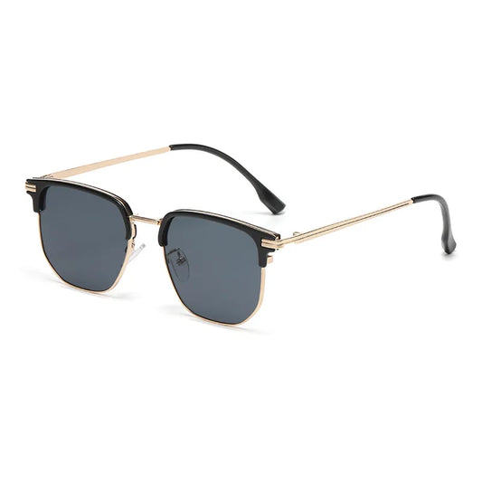Lentes para sol. Armazón dorado con negro 3.