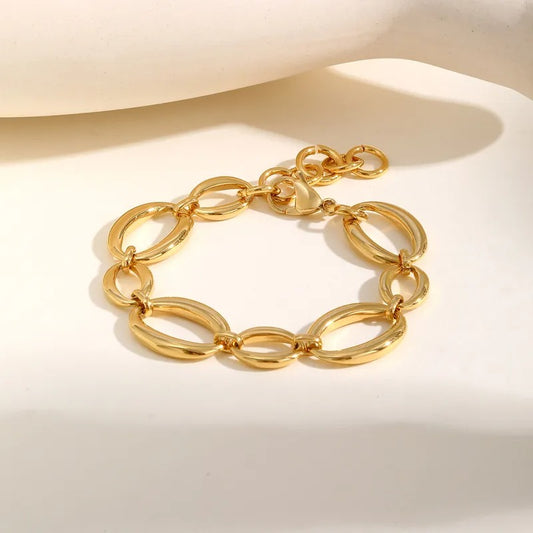 Pulsera de esolabones en diferentes tamaños. Acero inoxidable.